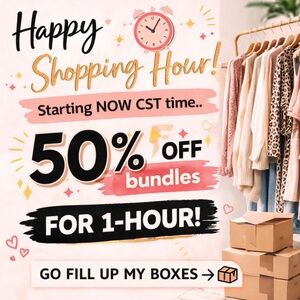 Extended!!! 50% & Bundles save more! 🛍️ends at 10pm CST ( 3/21/26) 🛍️🛍️🛍️🛍️🛍️🛍️